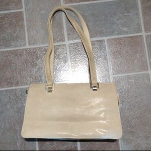 Longchamp beige all leather shoulder tote baggorgeous vintage longchamp bag tex